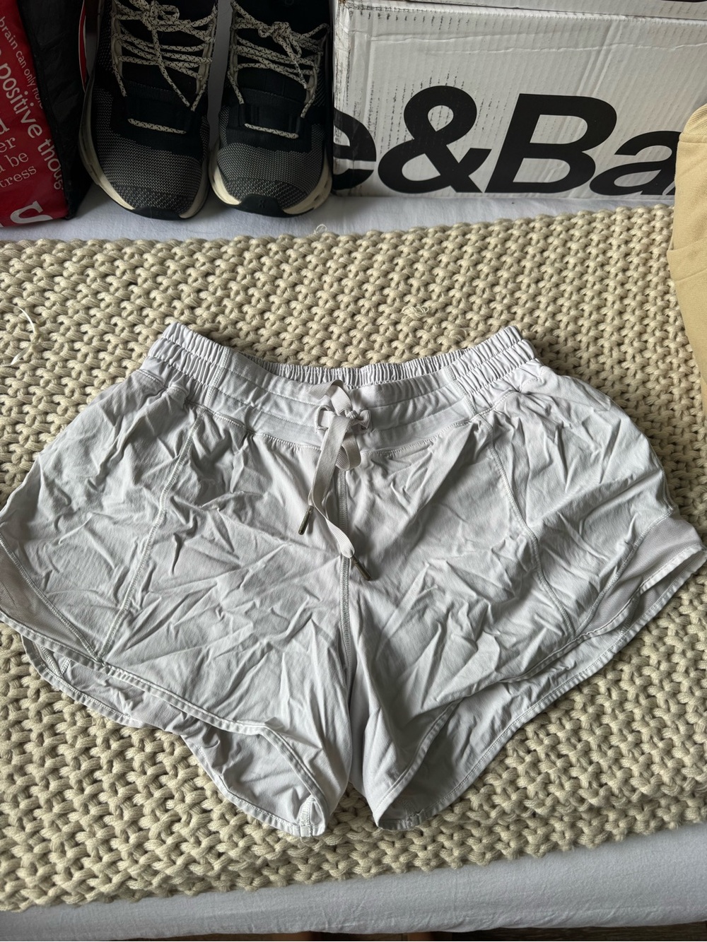 Lululemon white shorts